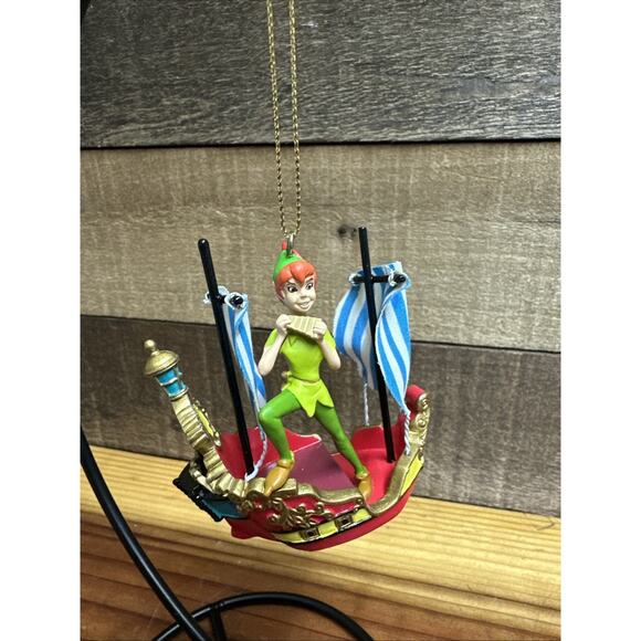 Disney Peter Pan's Flight Ride Christmas Ornament Storybook Four Parks One World - Picture 1 of 3